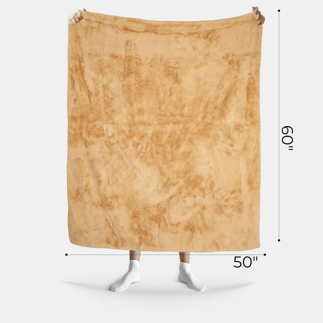 Peach Throw Blanket for Couch