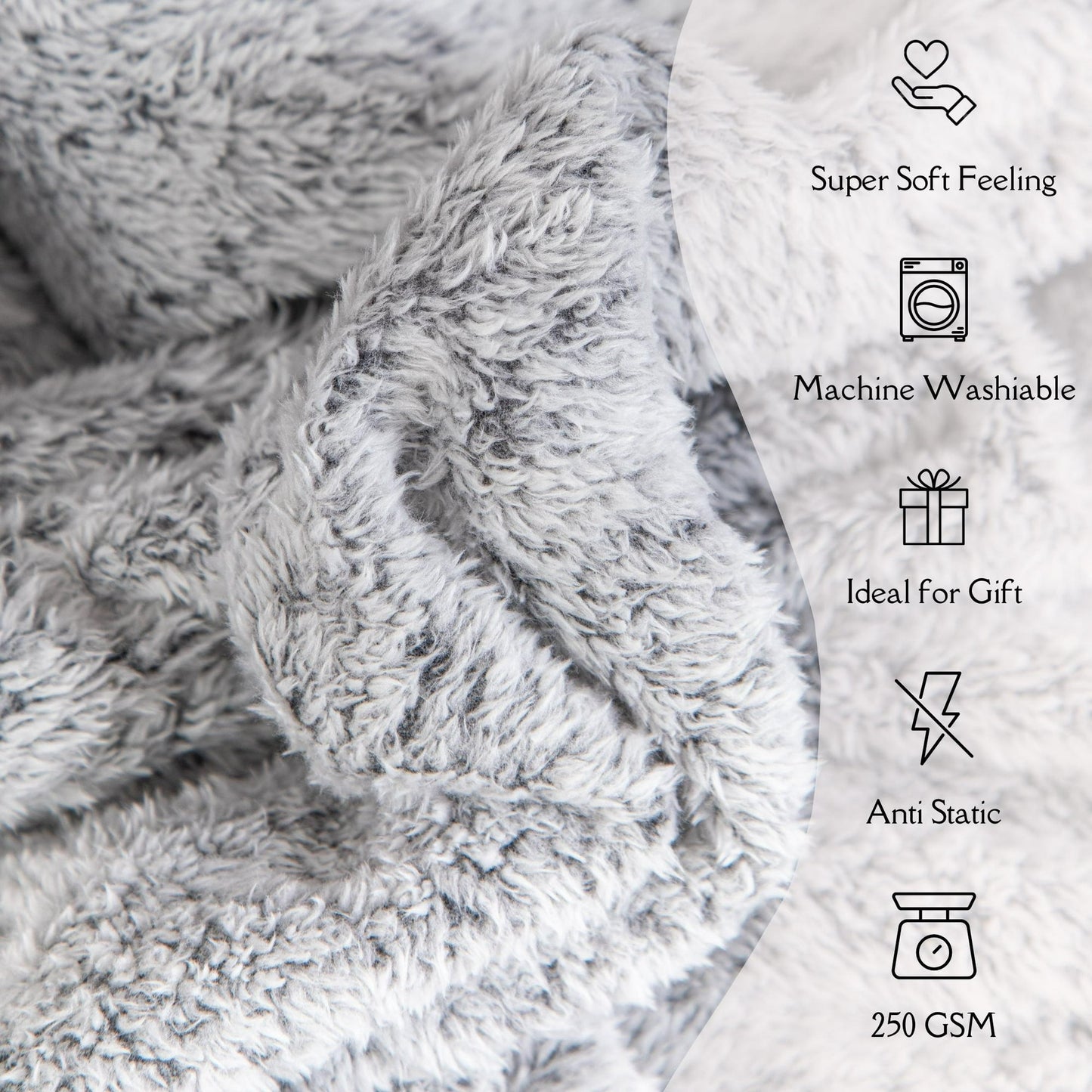 Soft throw blanket for living room