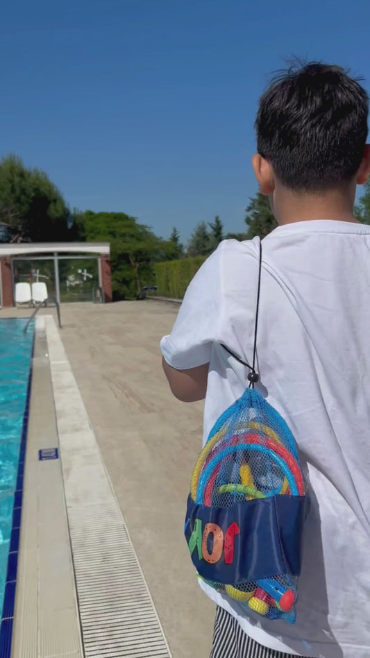 35 Pcs Pool Toys Set with LED Pool Light Cubes Diving and Swimming Learning for Kids