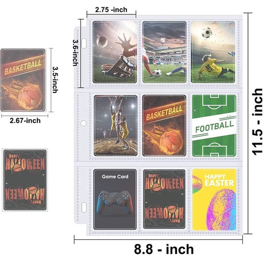 Collector arranging cards in JoyX's card sleeves