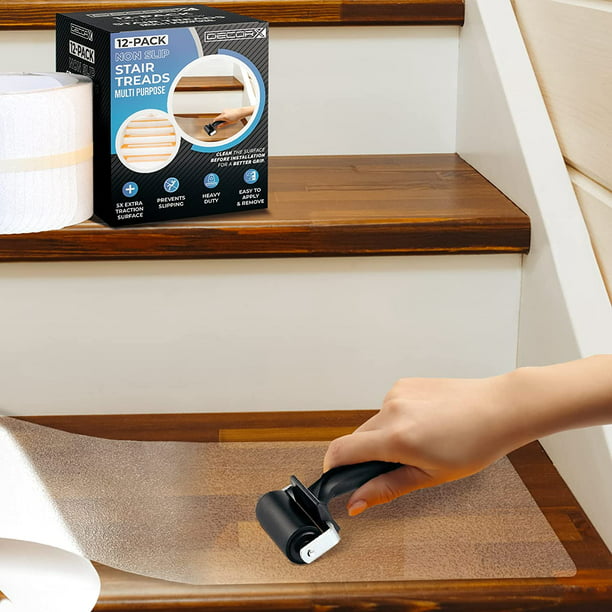 Non-Slip Stair Treads Tape Anti-Slip Indoor Outdoor Strips Pre-Cut – JoyX