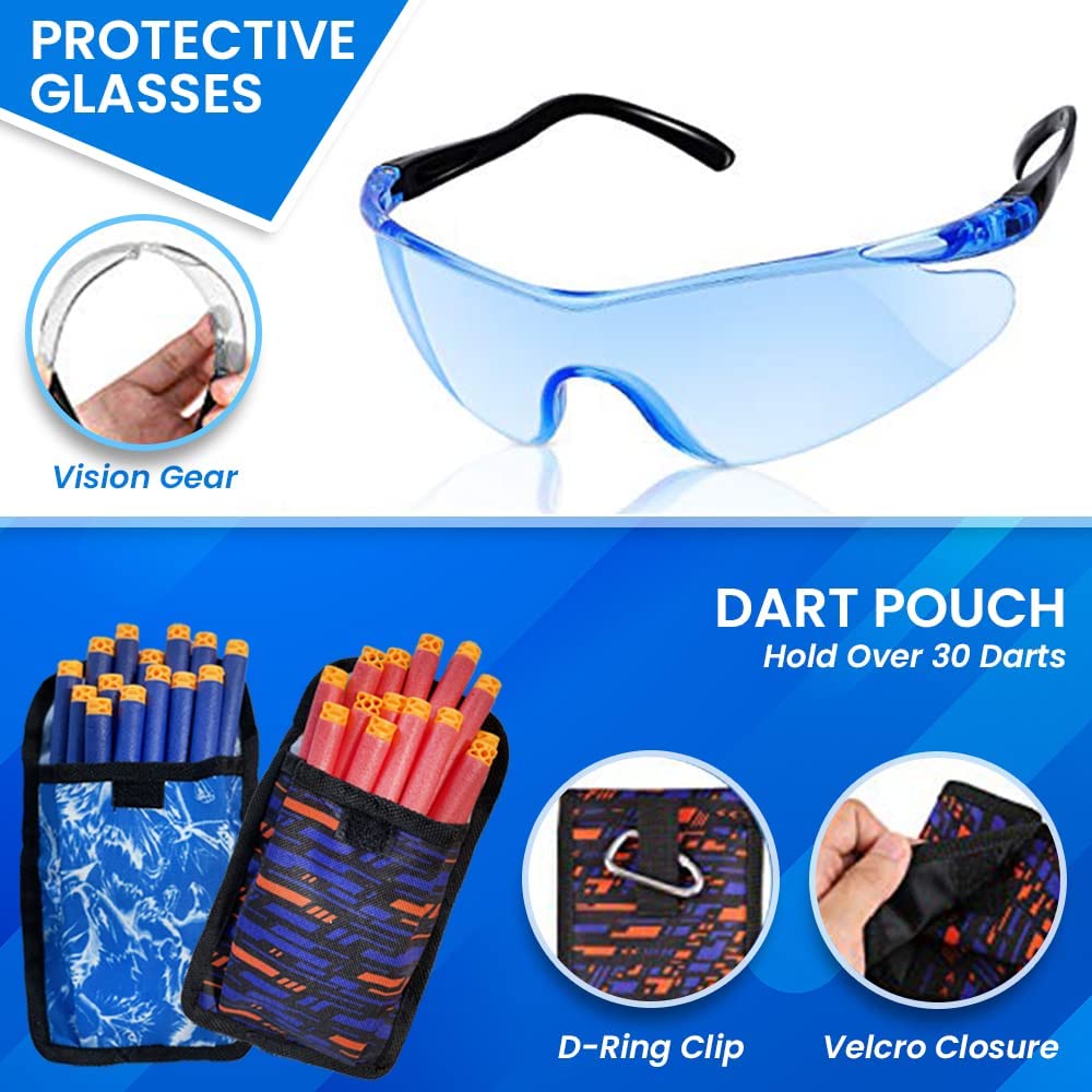 Tactical Vest Kits Compatible with Nerf Guns N-Strike Elite Series, Fortnite Toys