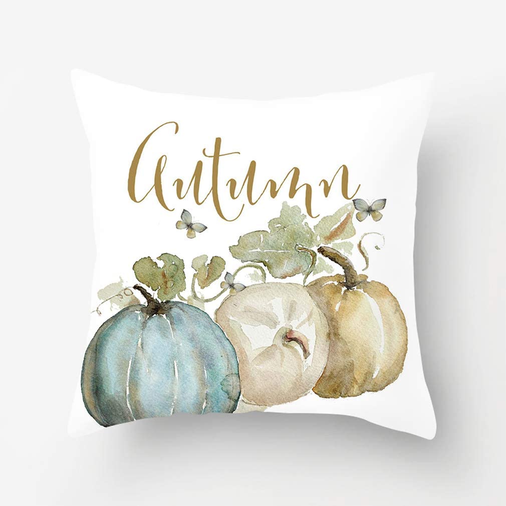 Pumpkin Pillow Covers - Set of 4 for Fall Decor