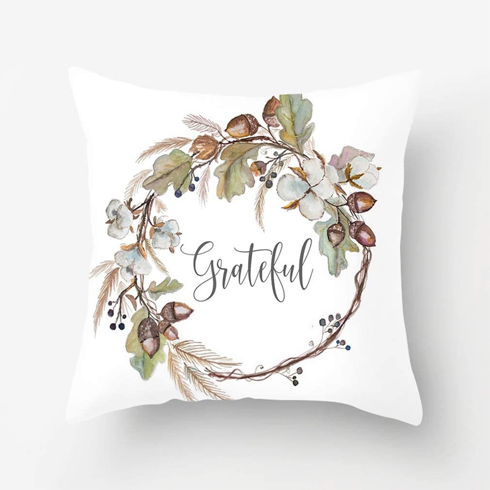Pumpkin Pillow Covers - Set of 4 for Fall Decor