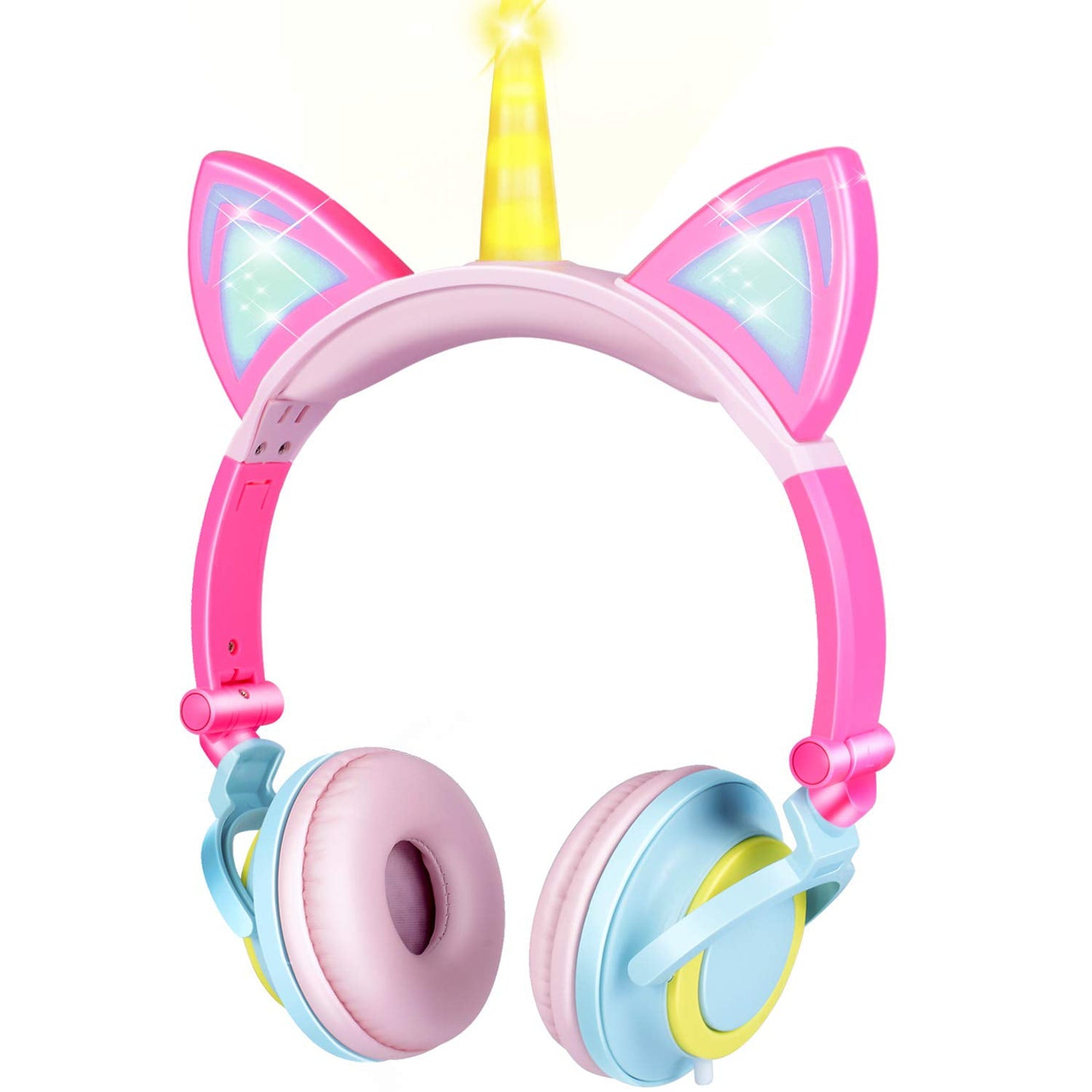 Unicorn Pink Kids Headphones Headphones for Girls