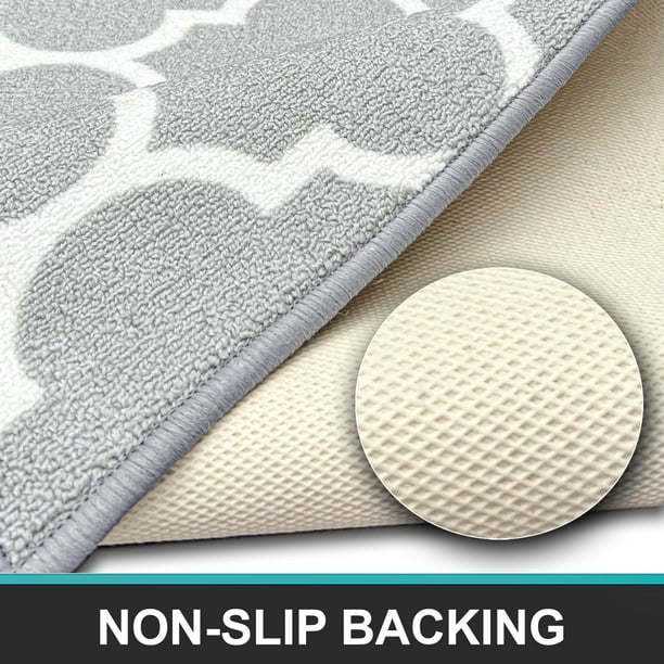 2 Pieces Kitchen Rugs and Mats Set Non-Slip Anti-Fatigue