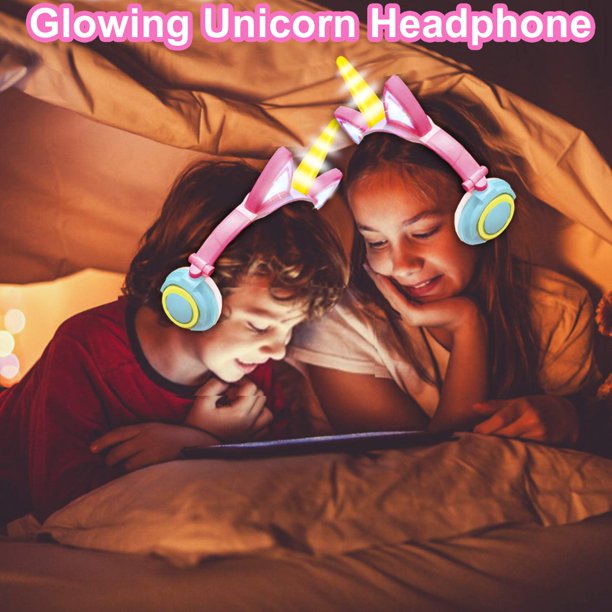 Unicorn Pink Kids Headphones Headphones for Girls