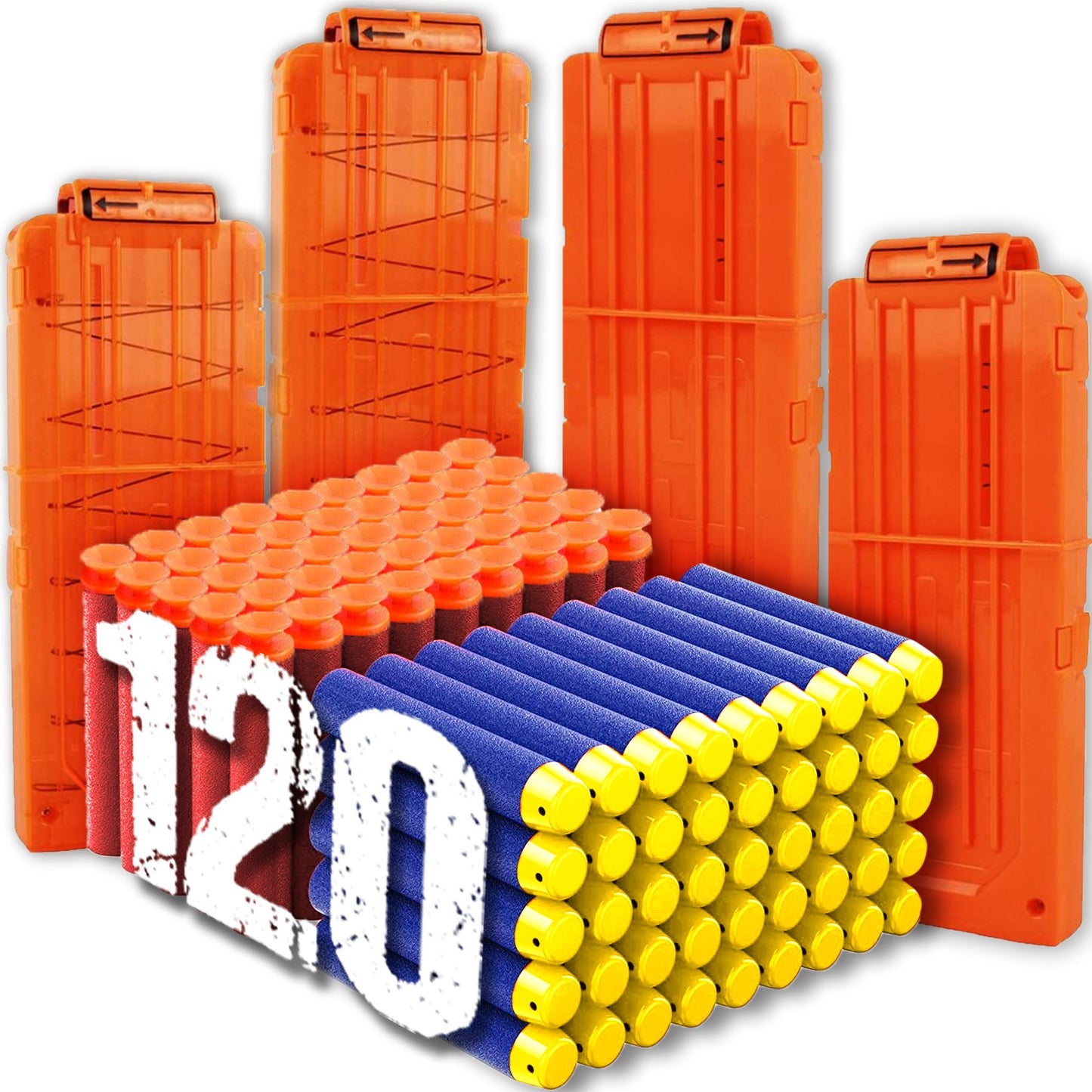 Toy gun with 120 refill darts
