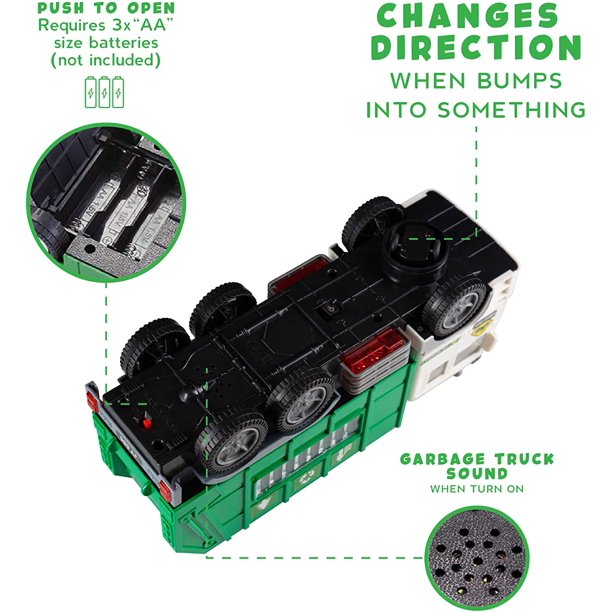 Garbage Truck Toy Lights