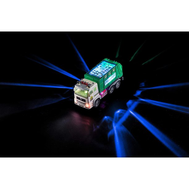 Garbage Truck Toy with Lights