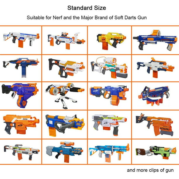 JoyX 120 Dart Quick Reload Clip for Nerf Guns