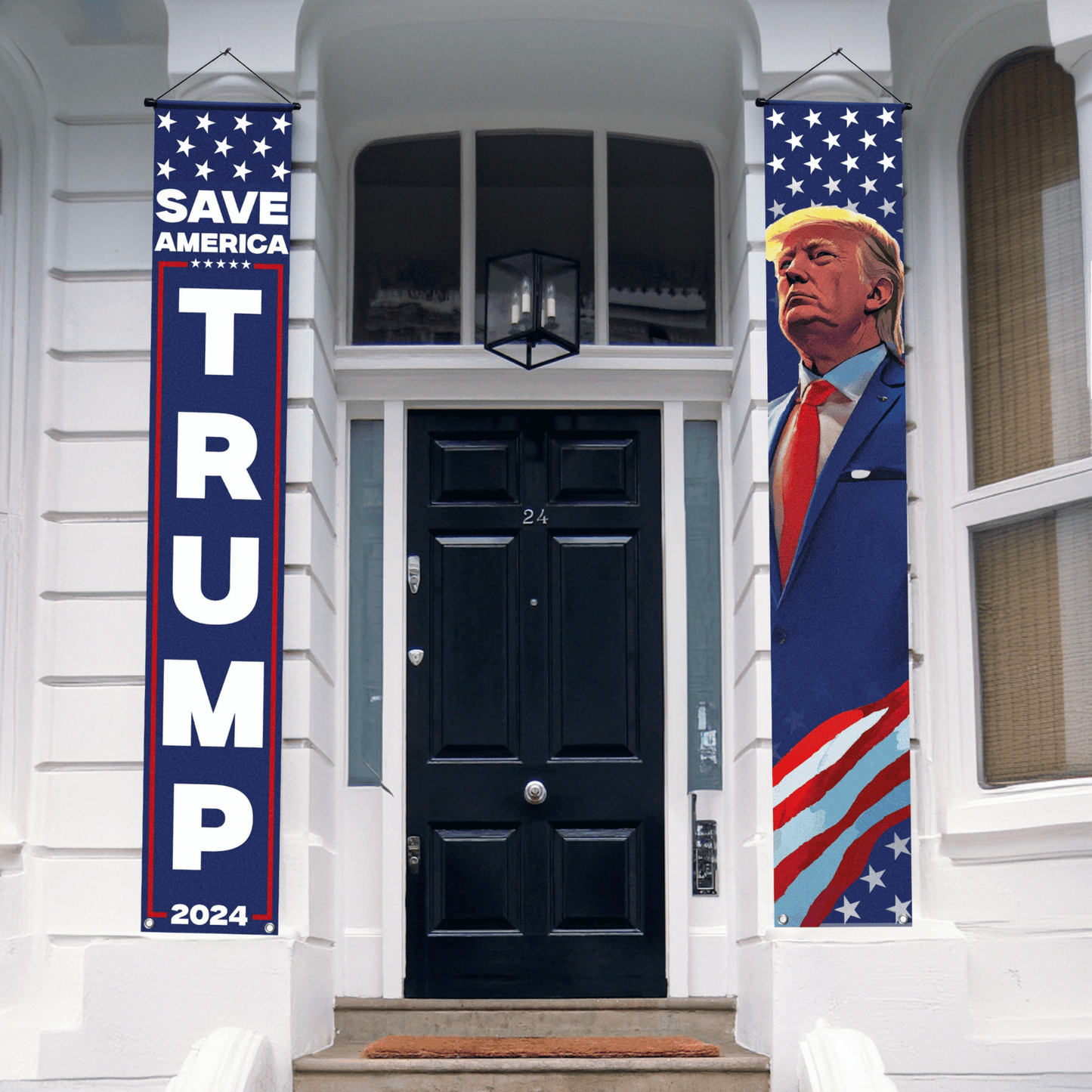 DecorX Trump 2024 Save America Banner – Patriotic Home & Garden Decoration