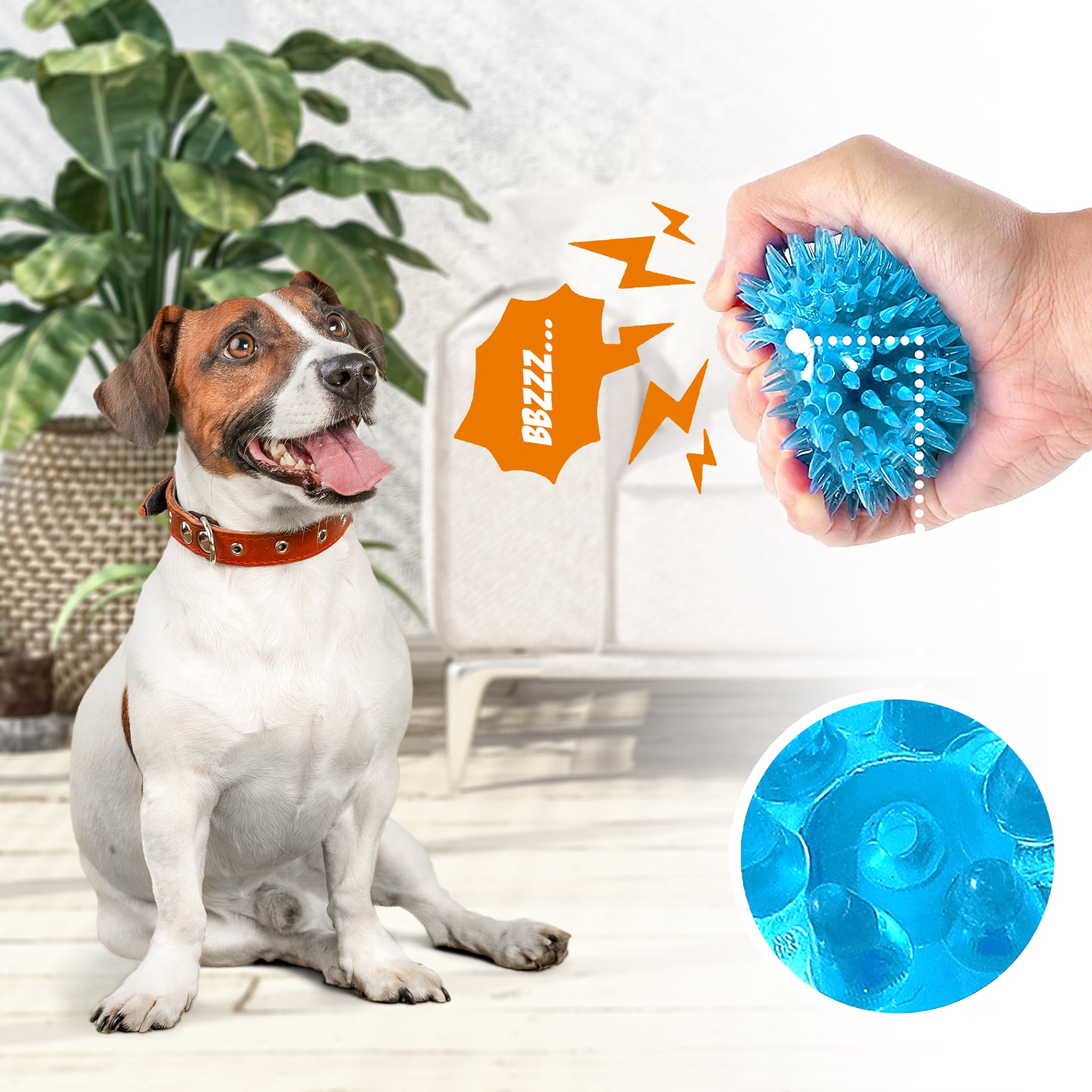 Large dog toys with a light-up feature