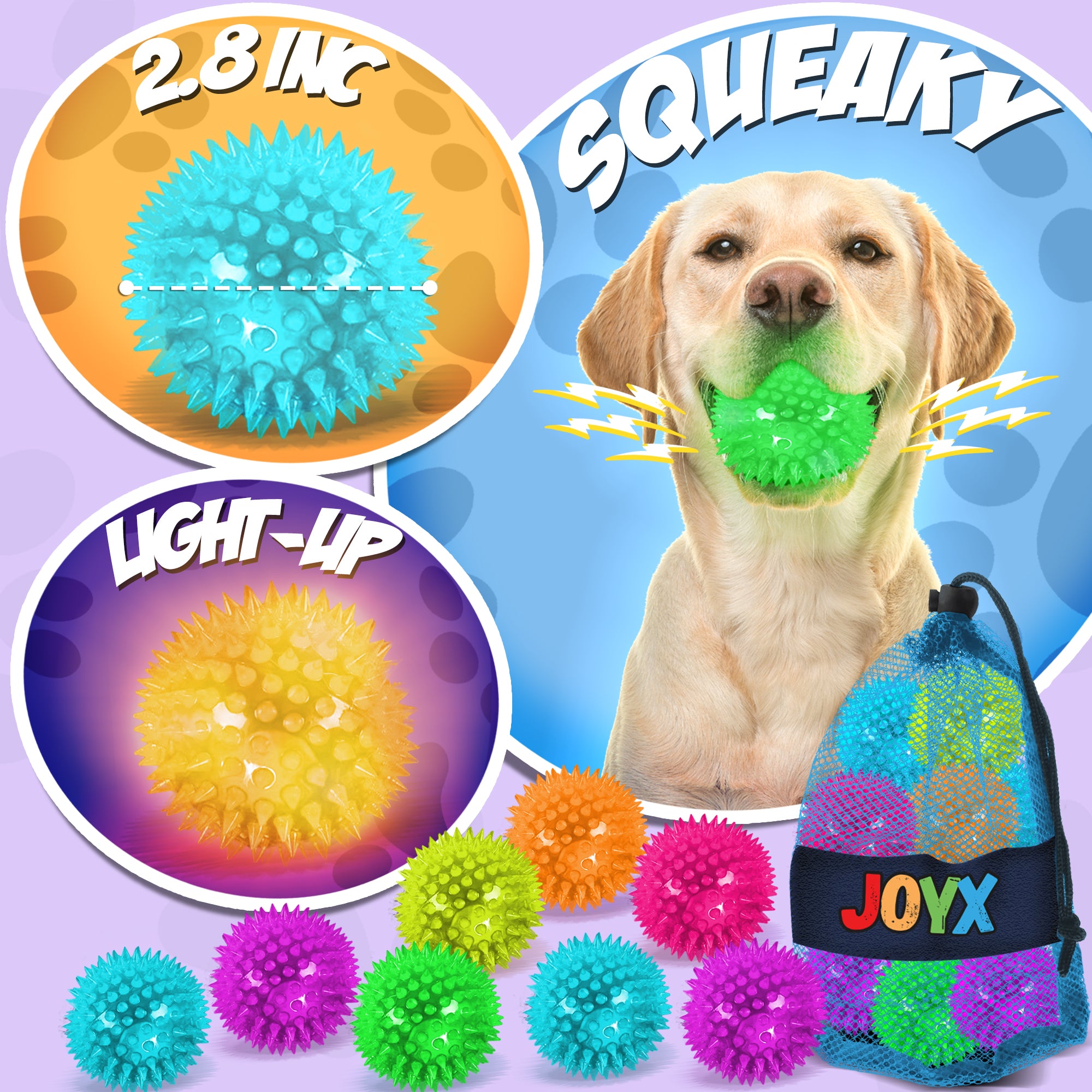 Dog toys deals balls squeaky