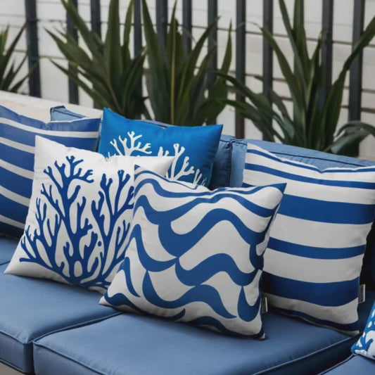coastal throw pillows