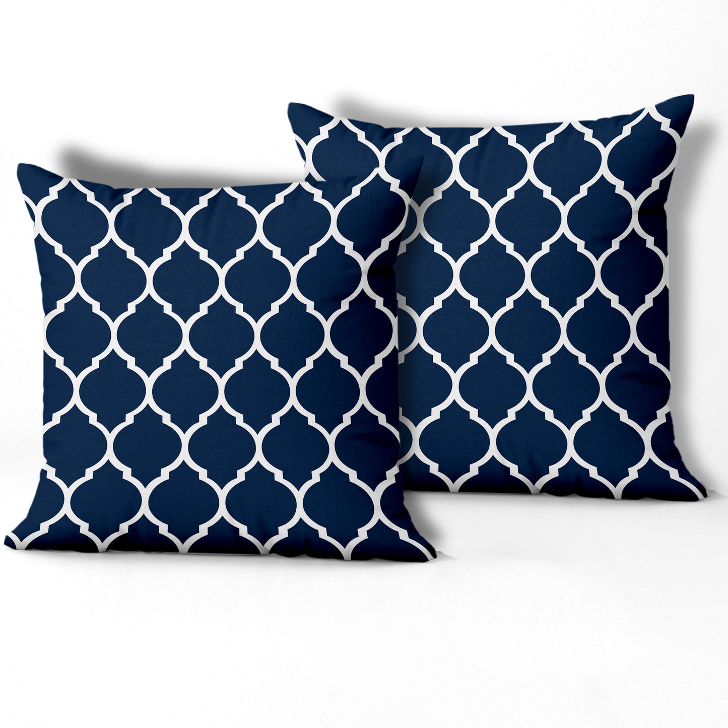 DecorX 2 Pack Outdoor Decorative Pillows 18x18in , Perfect for Patio or Garden