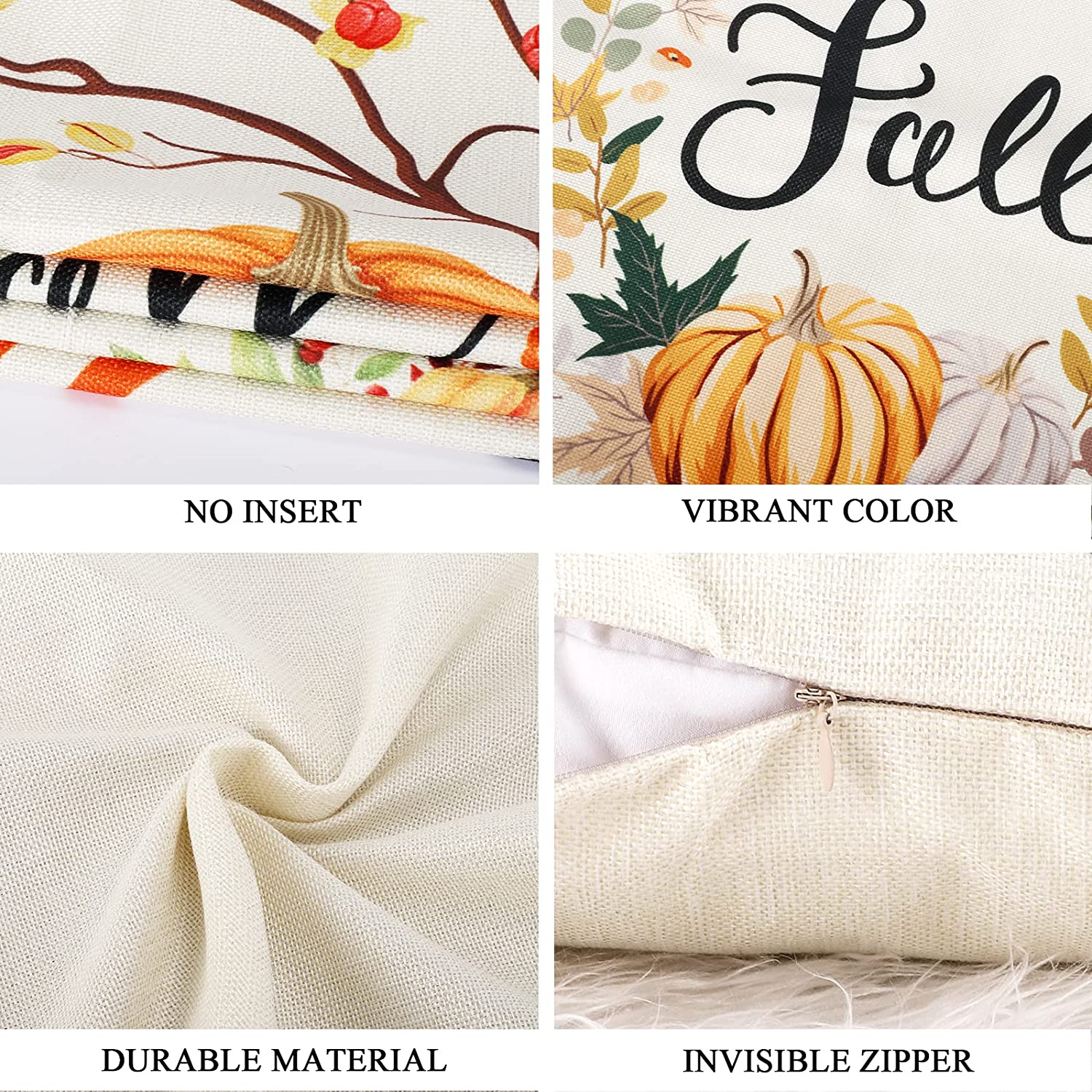 Fall Pillow Covers Set
