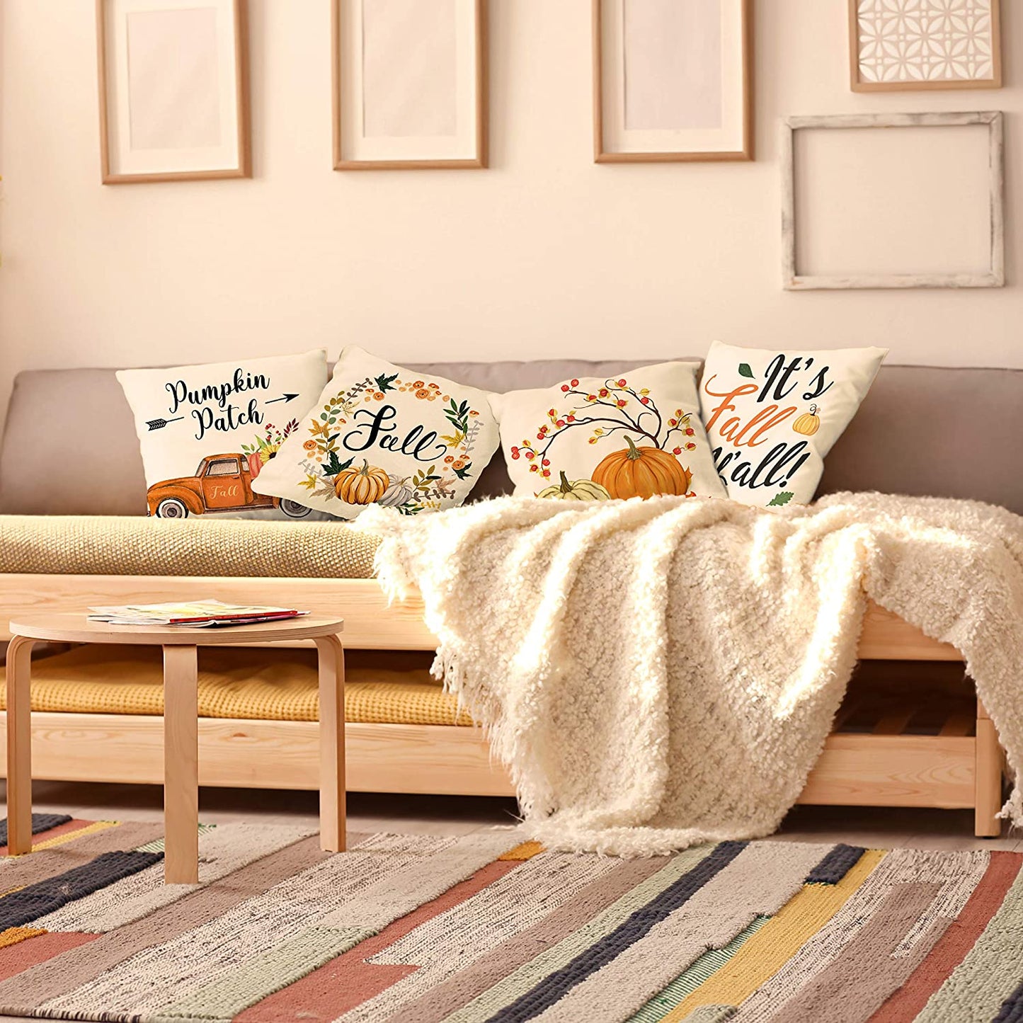 Fall Pillow Covers Set