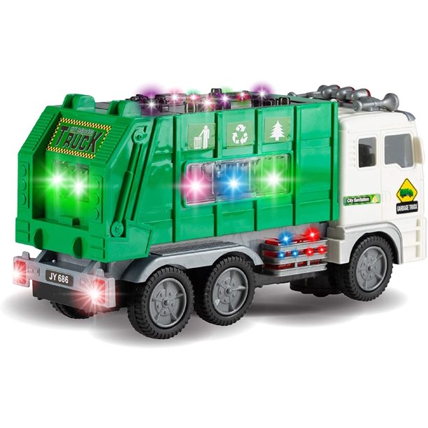 4D Lighting Garbage Truck