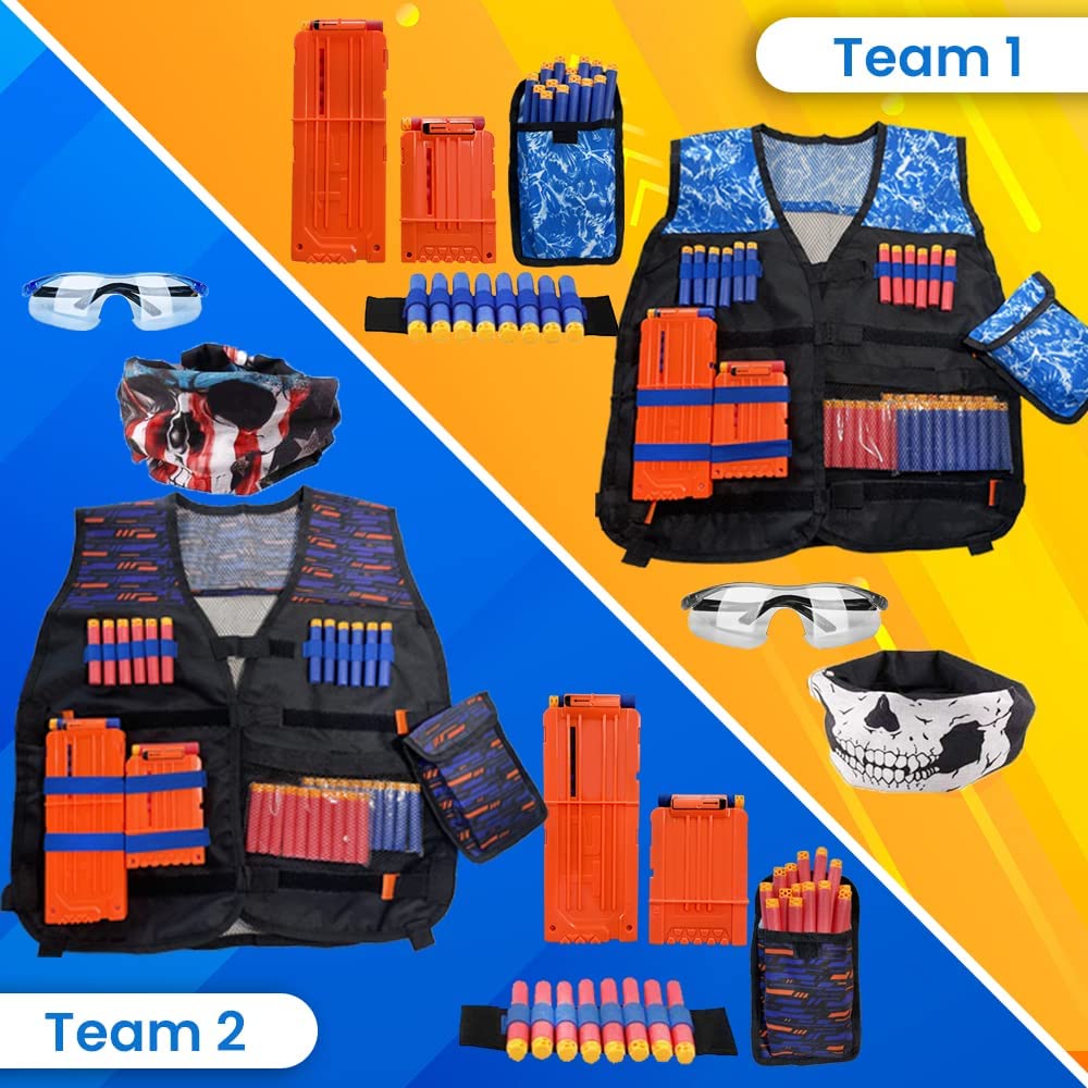 Tactical Vest Kits Compatible with Nerf Guns N-Strike Elite Series, Fortnite Toys